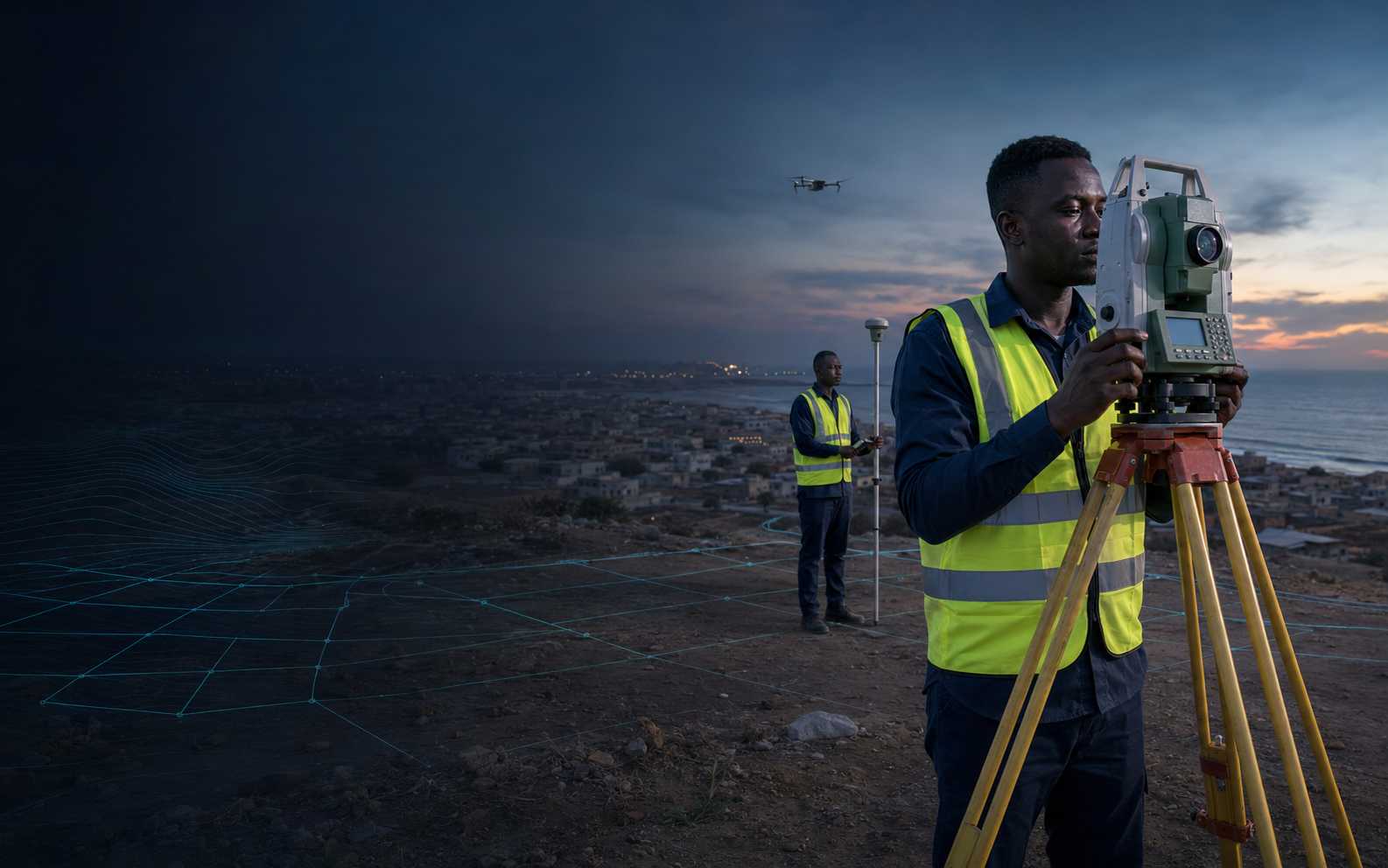 Mission topographique d’EBAD dans la région de Dakar